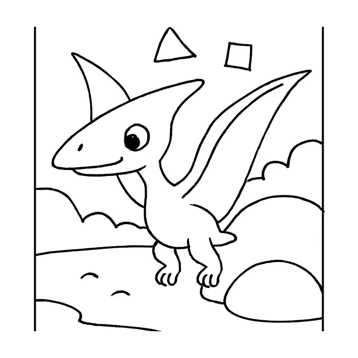 Coloriage Dinosaures pour enfants à imprimer