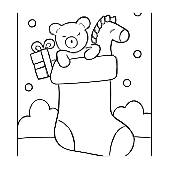 Coloriage Noël gratuit à imprimer