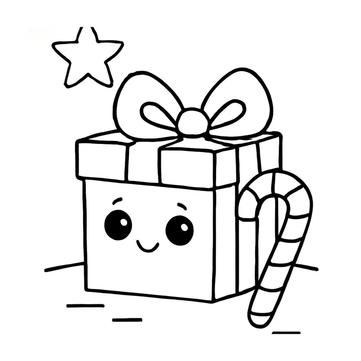 Coloriage Noël facile à imprimer