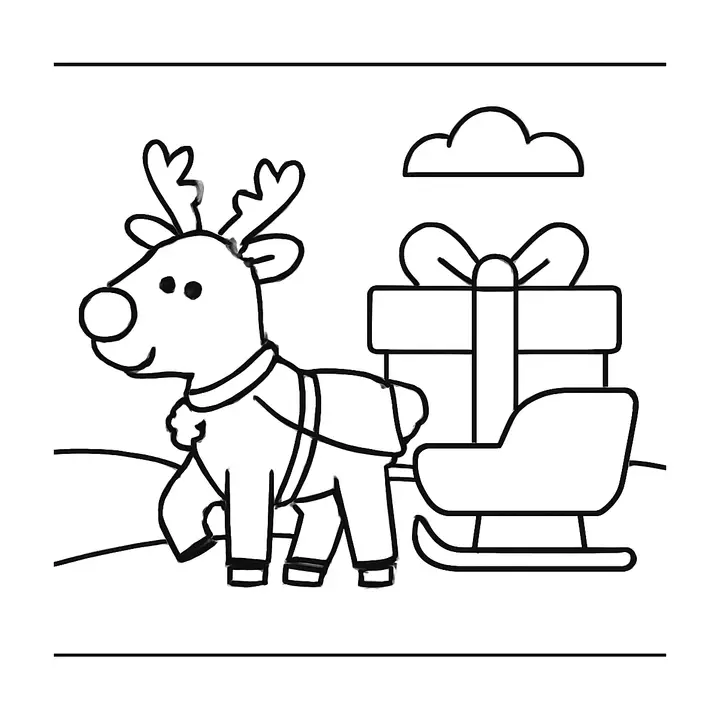 Coloriage Noël pour enfants à imprimer