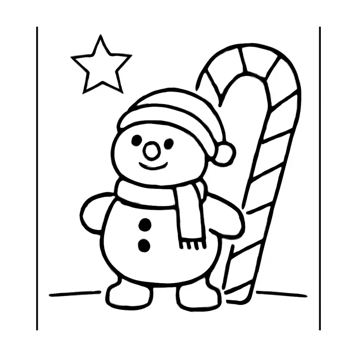 Coloriage magique de Noël à imprimer pour les enfants