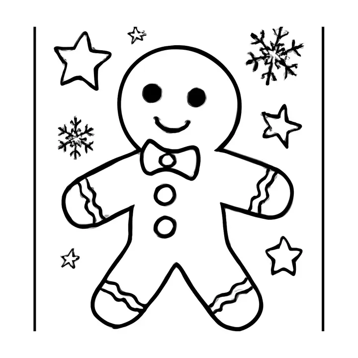 Coloriage Noël magique à imprimer pour les petits artistes