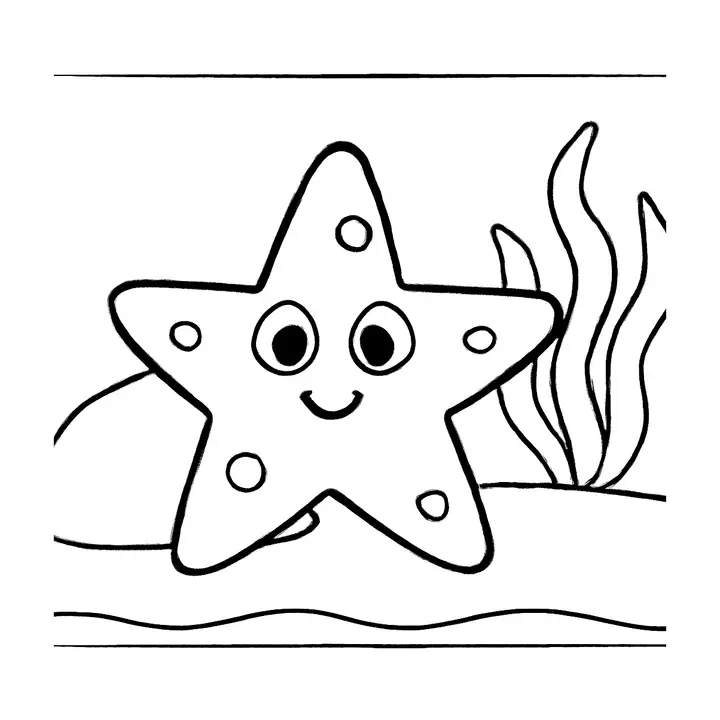 Coloriage créatif d'animaux marins gratuit à imprimer