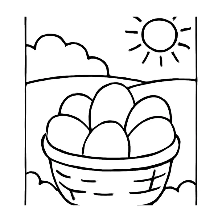 Coloriage Pâques à imprimer