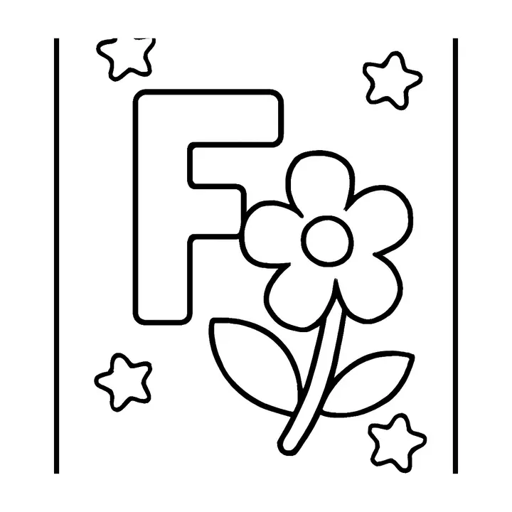 Coloriage alphabet amusant à imprimer pour petits artistes