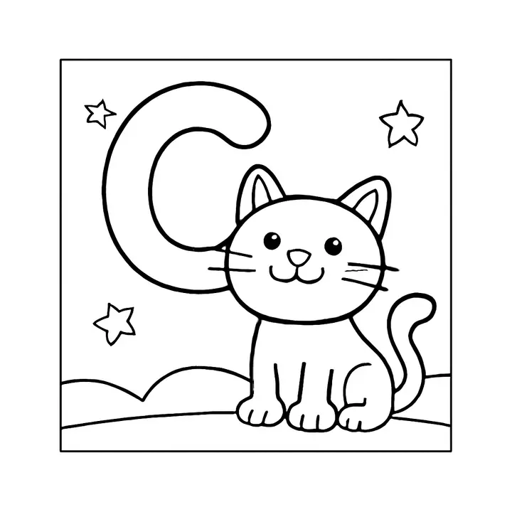 Coloriage de l'alphabet amusant à imprimer gratuitement