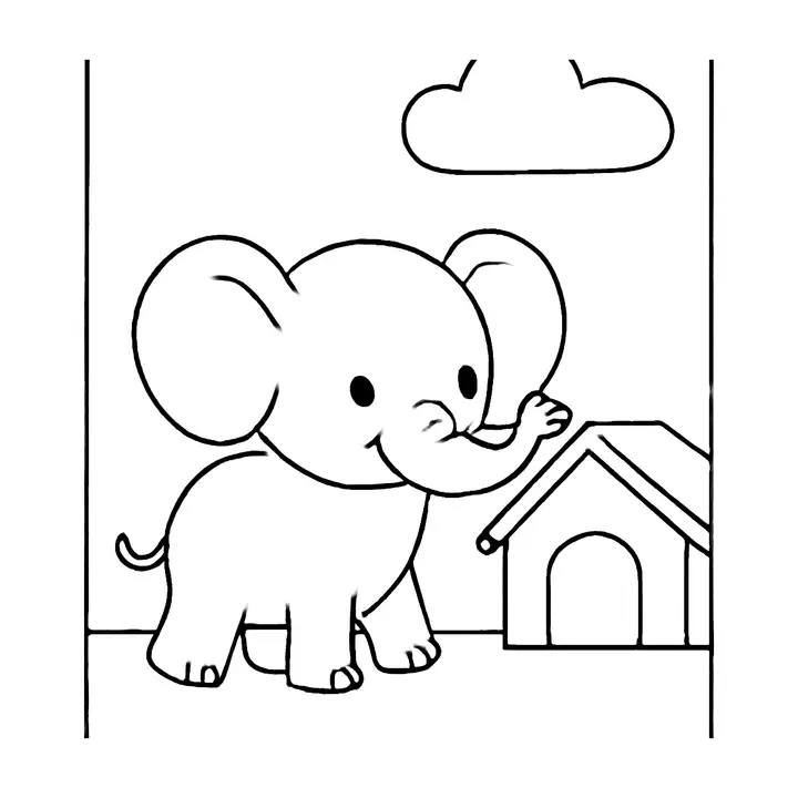 Coloriage animaux rigolos à imprimer gratuitement