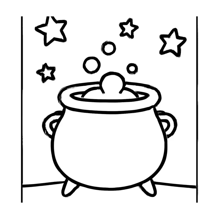 Coloriage Halloween gratuit pour petits monstres amusants