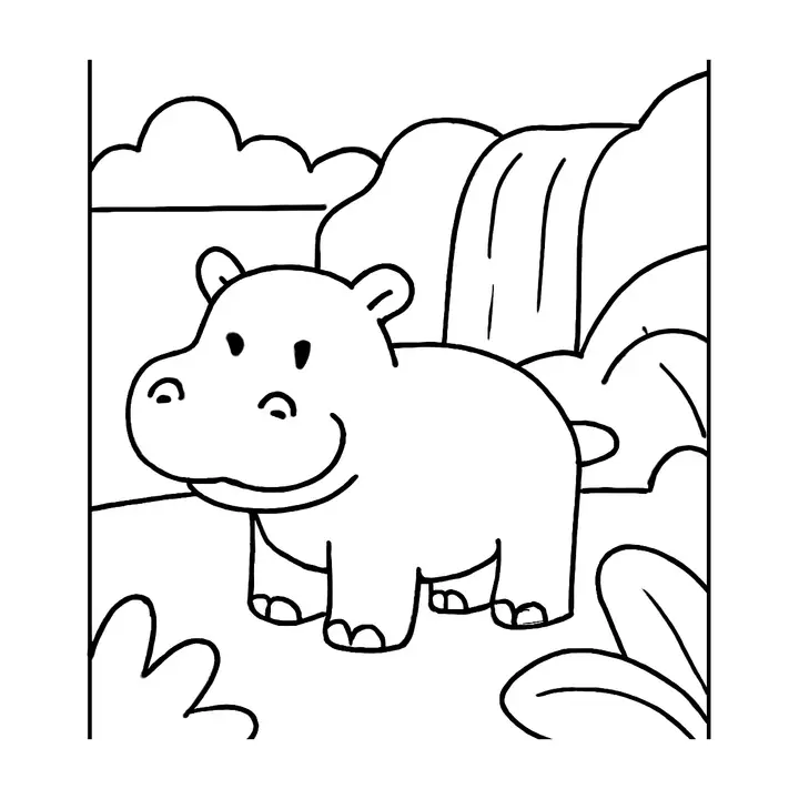 Coloriage jungle magique à imprimer pour les petits…