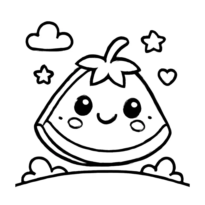 Coloriage kawaii gratuit pour petits artistes