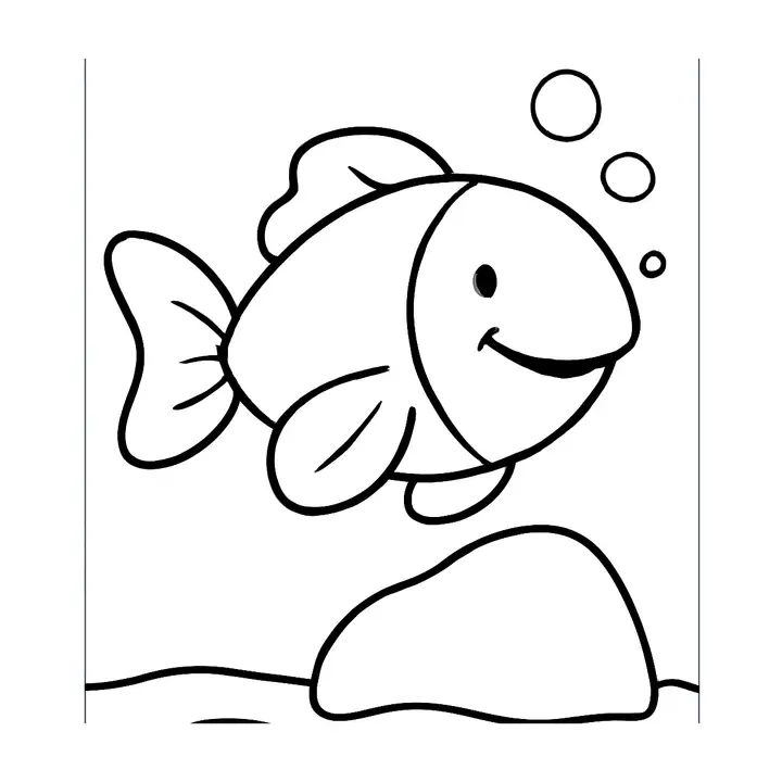 Coloriage sous-marin amusant à imprimer pour enfants