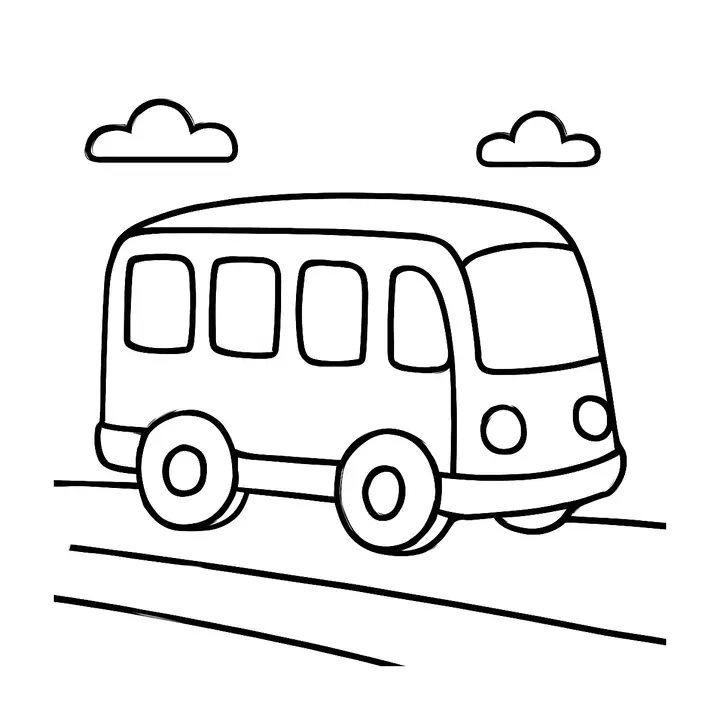 Coloriage véhicules amusants à imprimer pour petits pilotes