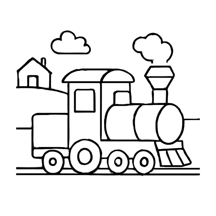 Coloriage de véhicules rigolos à imprimer gratuitement