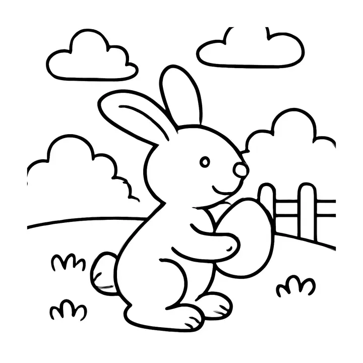 Coloriage Pâques à imprimer