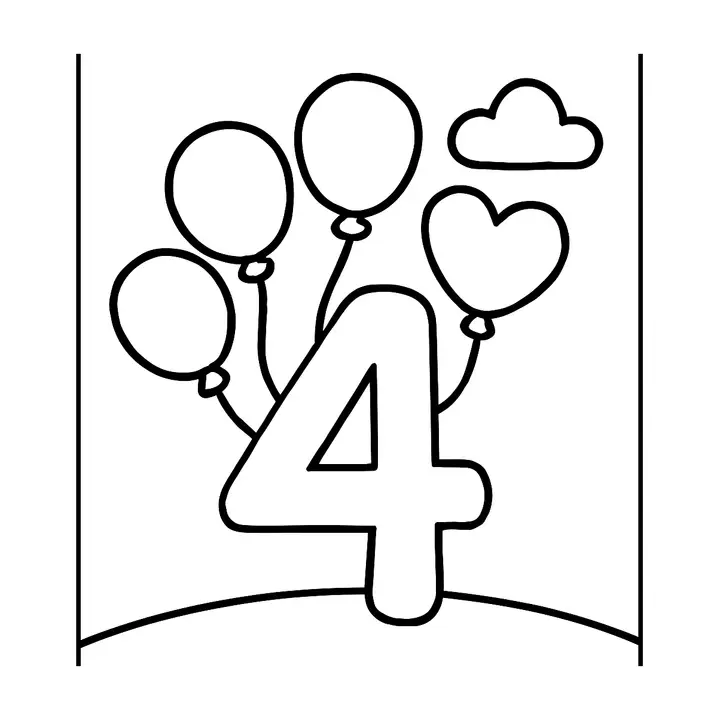 Coloriage Chiffres à imprimer