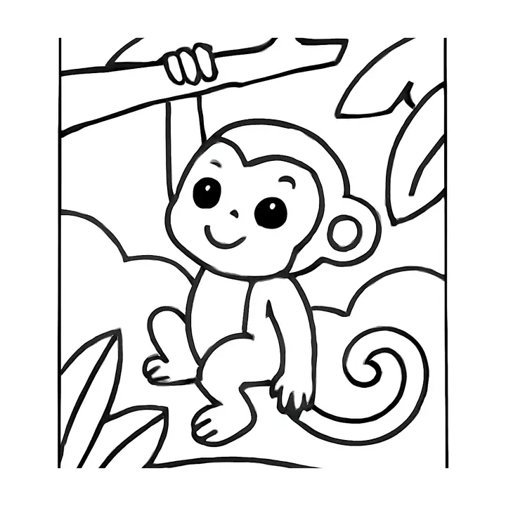 Coloriage Animaux de la jungle à imprimer