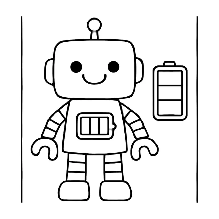 Coloriage Robots à imprimer