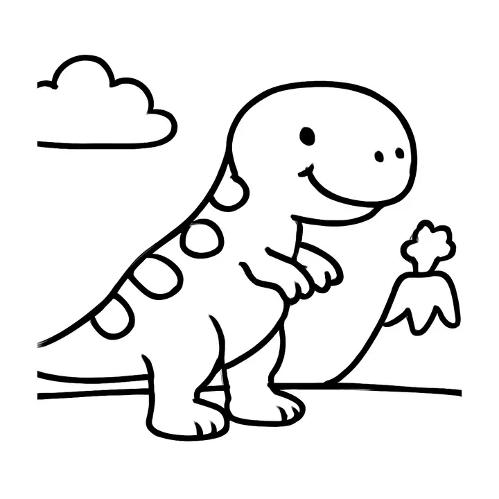 Coloriage Dinosaures à imprimer