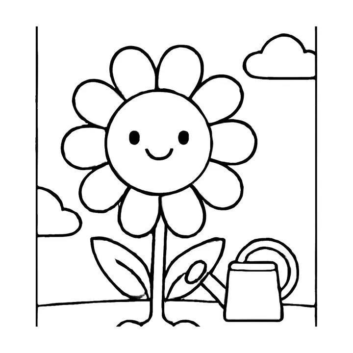 Coloriage Fleurs et Nature à imprimer