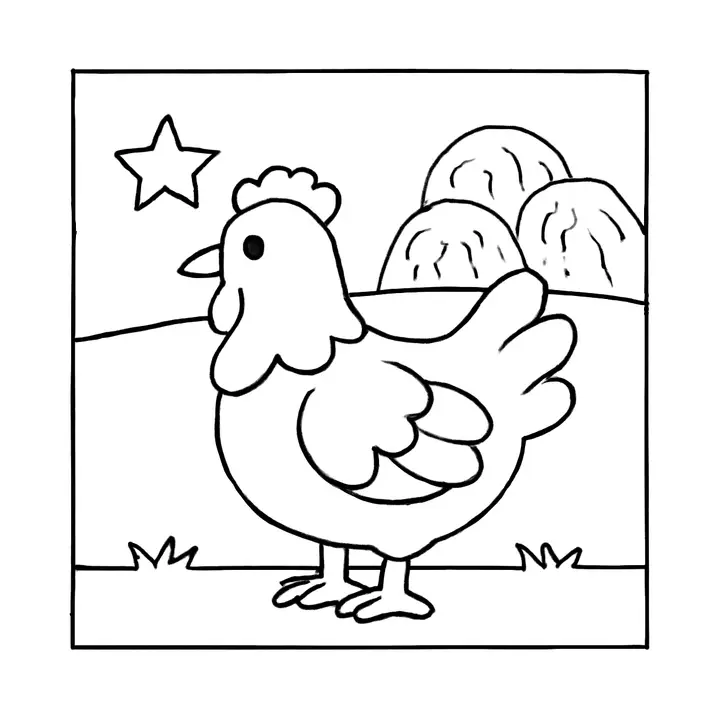 Coloriage Animaux de la ferme à imprimer