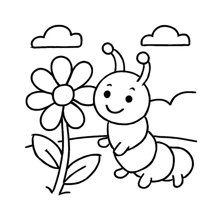 Coloriage Insectes à imprimer