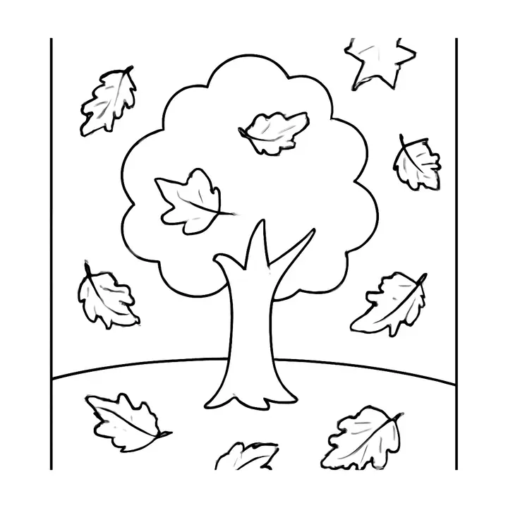 Coloriage Saisons à imprimer