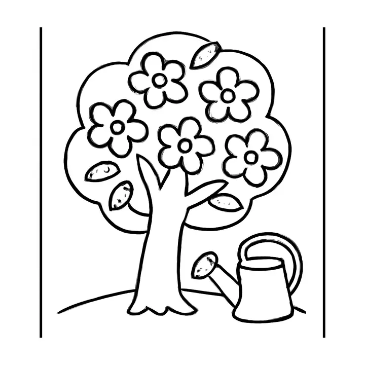 Coloriage Fleurs et Nature à imprimer