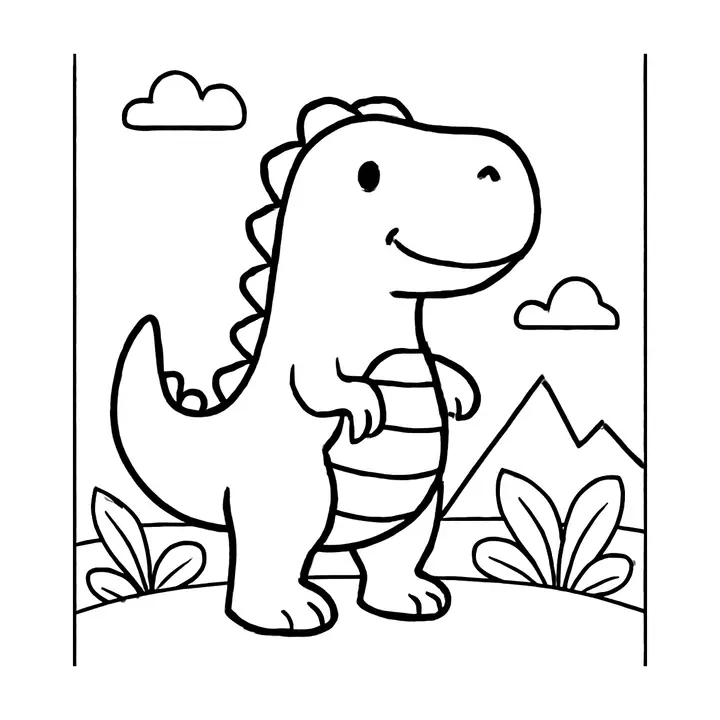 Coloriage Dinosaures à imprimer