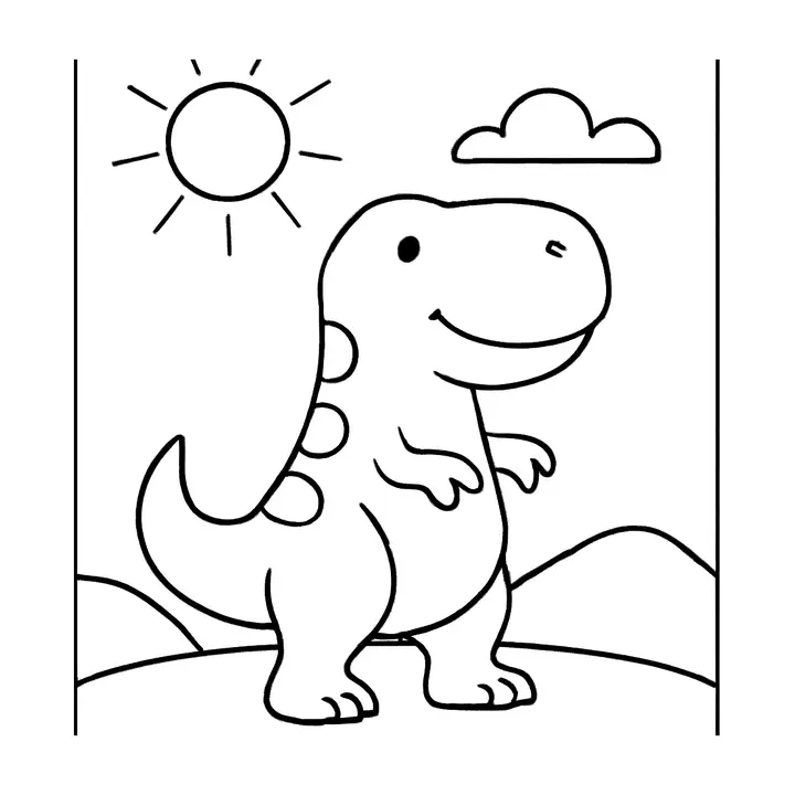 Coloriage Dinosaures à imprimer