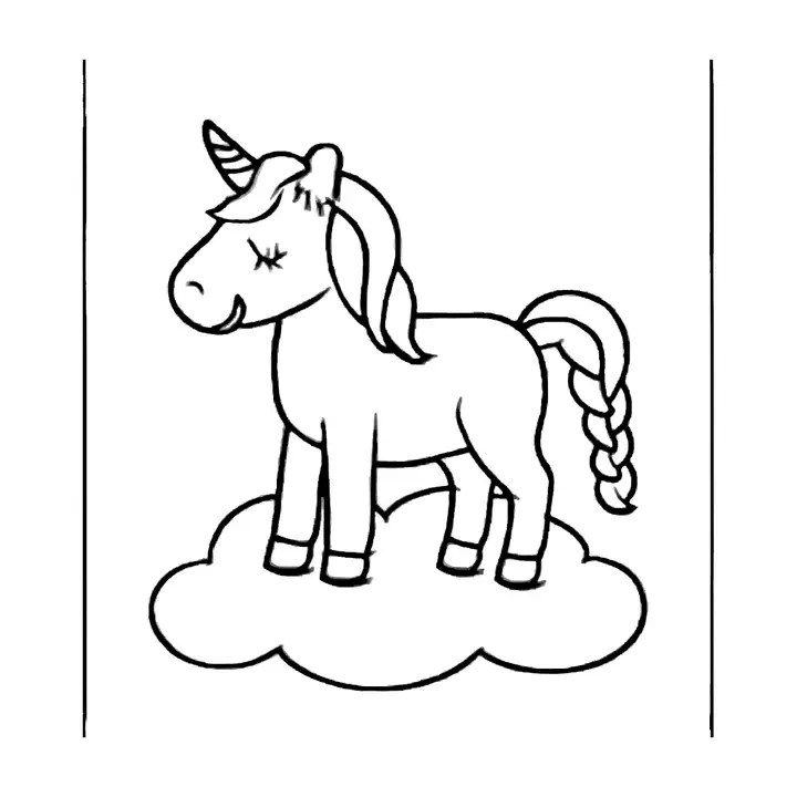 Coloriage Licornes à imprimer